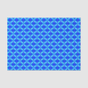 Papel De Seda Patrón moderno de moda azul real
