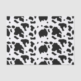 Papel De Seda Patrón moderno Holstein Friesian Cow Animal Print