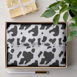 Papel De Seda Patrón moderno Holstein Friesian Cow Animal Print