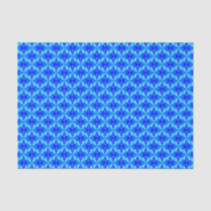 Papel De Seda Patrón moderno y elegante azul real 
