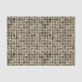 Papel De Seda Patrón Mosaico Textura Beige Dorada Decoración de 