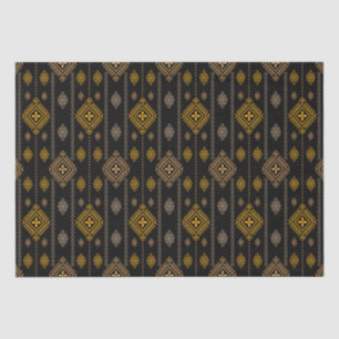 Papel De Seda Patrón nativo Diseño étnico de la cultura boho