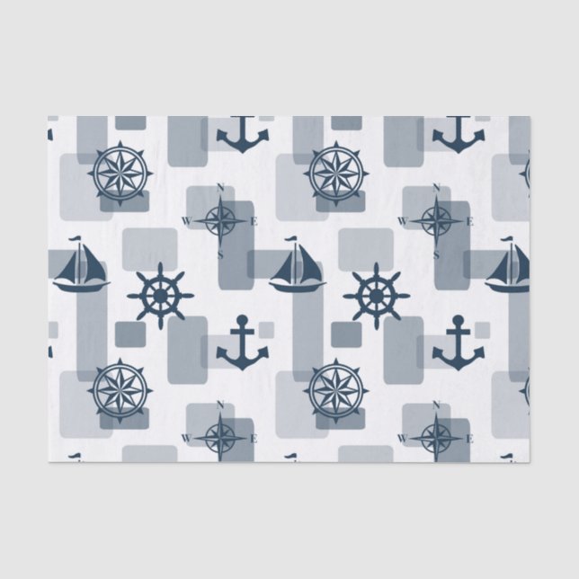 Papel De Seda Patrón náutico (Anverso)
