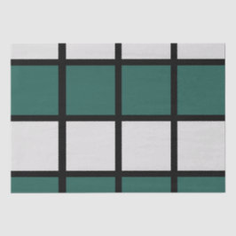 Papel De Seda Patrón negro gris verde azulado revisado