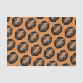 Papel De Seda Patrón negro naranja fiesta de Halloween