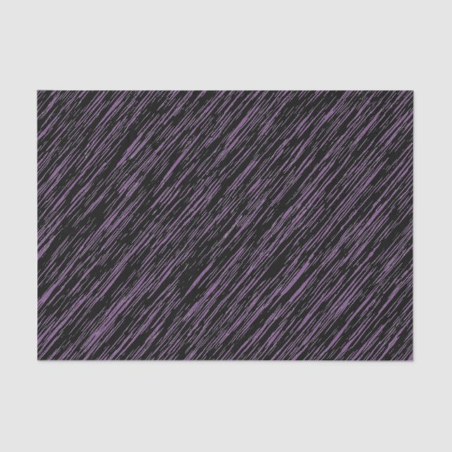 Papel De Seda Patrón negro y morado (Anverso)