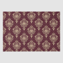 Papel De Seda Patrón ornamental de oro de Luxe Royal Damask Gold