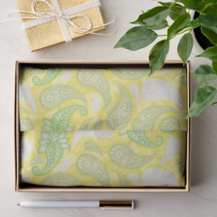 Papel De Seda Patrón Paisley