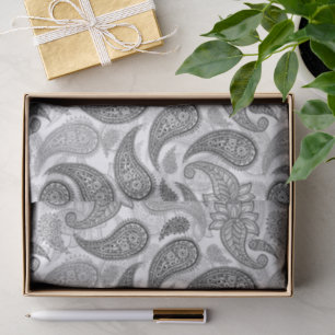 Papel De Seda Patrón Paisley