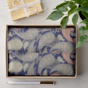 Papel De Seda Patrón Paisley