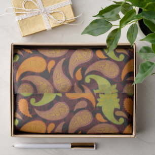 Papel De Seda Patrón Paisley