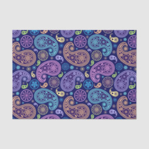 Papel De Seda Patrón Paisley moderno