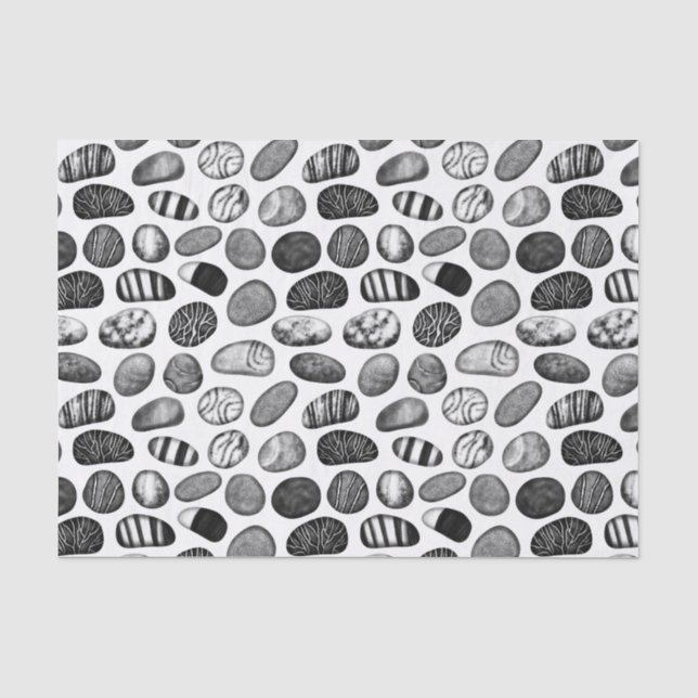 Papel De Seda Patrón Pebble (Anverso)