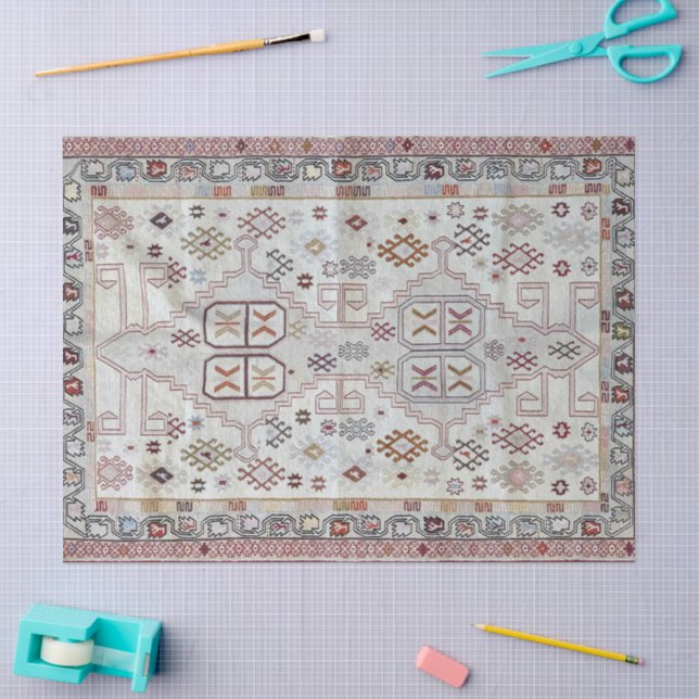 Papel De Seda Patrón persa oriental (Artesanía)