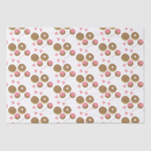 Papel De Seda Patrón pop de El día de San Valentín y pastel