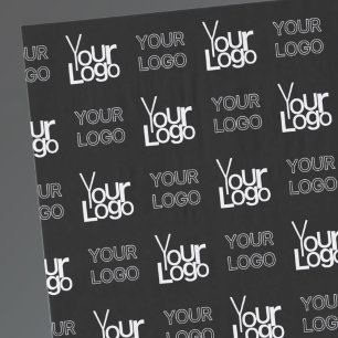 Papel De Seda Patrón repetitivo de dos logotipos o imágenes