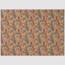 Patrón Resumen de Flor Dorada Paisley 10