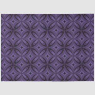 Papel De Seda Patrón Retro de Color Púrpura Oscuro