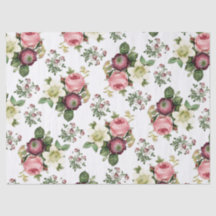 Patrón Rosa floral vintage