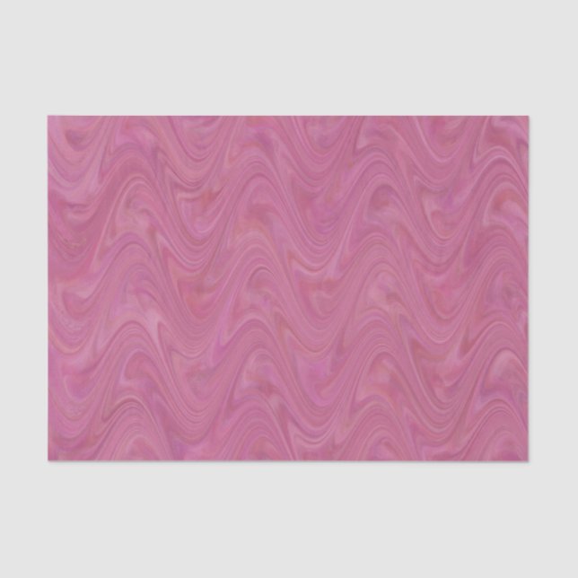 Papel De Seda Patrón rosado marcadamente (Anverso)