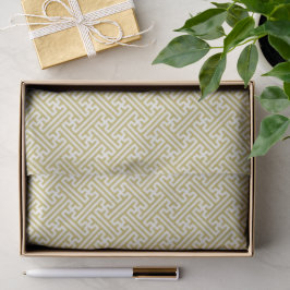 Papel De Seda Patrón Sayagata, japonés, dorado y blanco