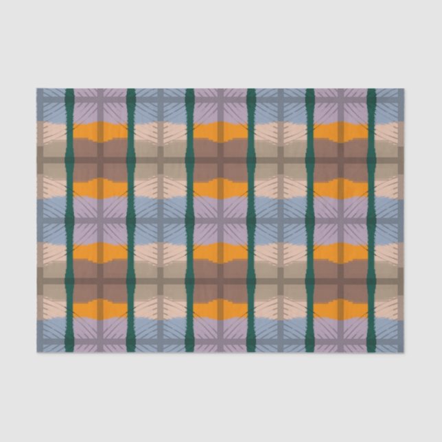 Papel De Seda Patrón Sensacional Espejado apilable (Anverso)