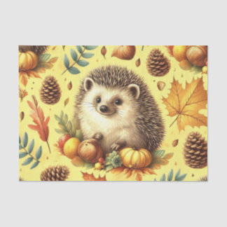 Papel De Seda Patrón sin soldadura de edgehog de época