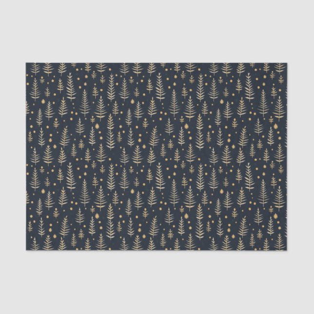 Papel De Seda Patrón sin soldadura de los navidades (Anverso)