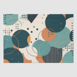 Papel De Seda Patrón sin soldadura mínimo abstracto - Geométrico