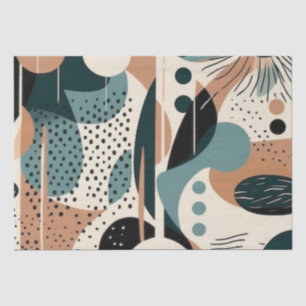 Papel De Seda Patrón sin soldadura mínimo abstracto - Geométrico