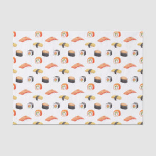 Papel De Seda Patrón sushi japonés de comida
