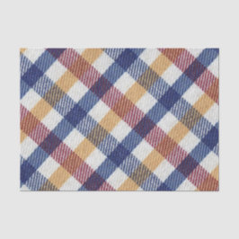 Papel De Seda Patrón Tartán multicolor