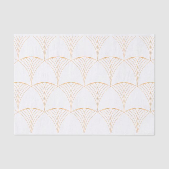 Papel De Seda Patrón tradicional lujoso y elegante (Anverso)