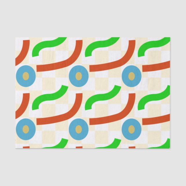 Papel De Seda Patrón transparente (Anverso)