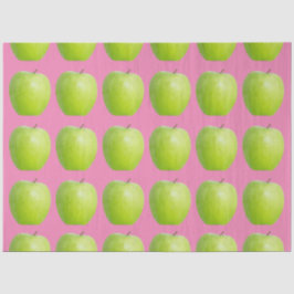 Papel De Seda Patrón Vegan Apple para el amante de las frutas ve