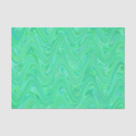 Papel De Seda Patrón Verde Azul de mármol