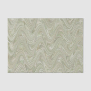 Papel De Seda Patrón Verde Mármol