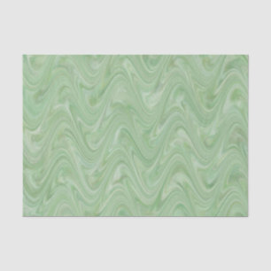 Papel De Seda Patrón Verde Mármol