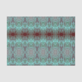 Papel De Seda Patrón victoriano Verde azulado verde vintage