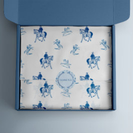 Papel De Seda Patrón Vintage de equitación