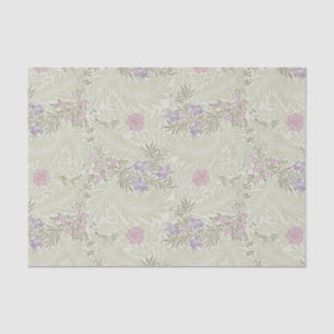 Papel De Seda Patrón William Morris Lavender y Larkspur Rosa