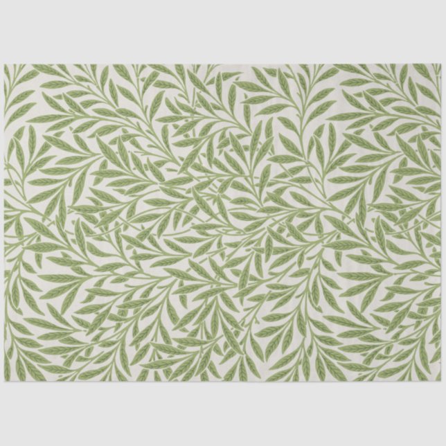 Papel De Seda Patrón Willow, William Morris (Anverso)