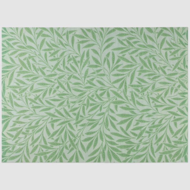 Papel De Seda Patrón Willow, William Morris (Anverso)