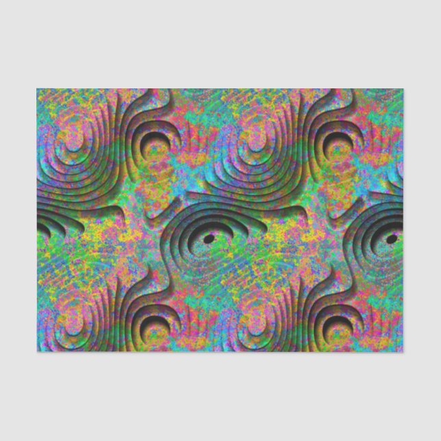 Papel De Seda Patrones 3D 2 (Anverso)