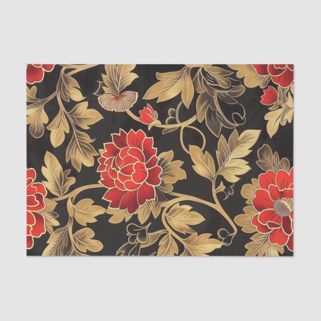 Papel De Seda Patrones Chinoiserie1 (Anverso)