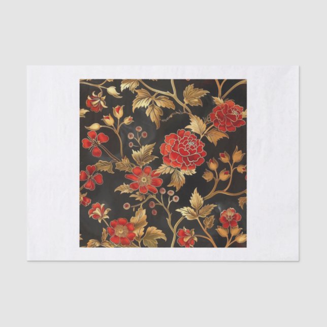 Papel De Seda Patrones Chinoiserie18 (Anverso)