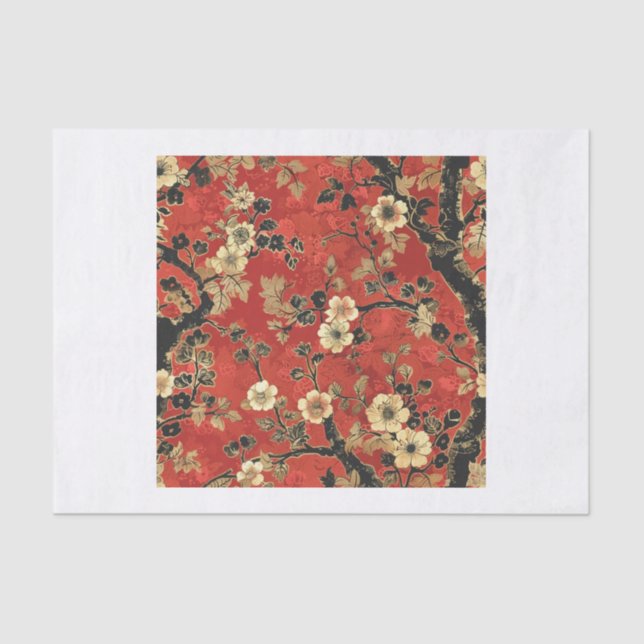 Papel De Seda Patrones Chinoiserie19 (Anverso)