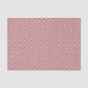 Papel De Seda Patrones de diamantes metálicos