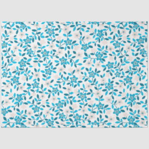 Papel De Seda Patrones de flores de primavera sin costuras blanc