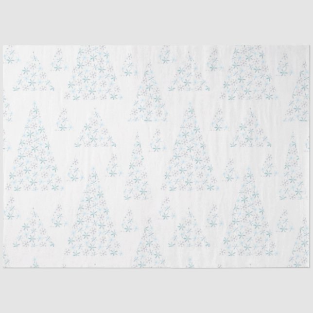 Papel De Seda Patrones de Navidad Sobrios Diseño 40 (Anverso)